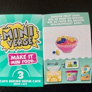 Dragon fruit bowl café series 3
Miniverse make it mini food